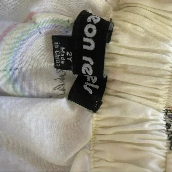 Neon Rebels Gloria Poplin Sundress Marshmallow Rainbow 2T $58 - Picture 4 of 4